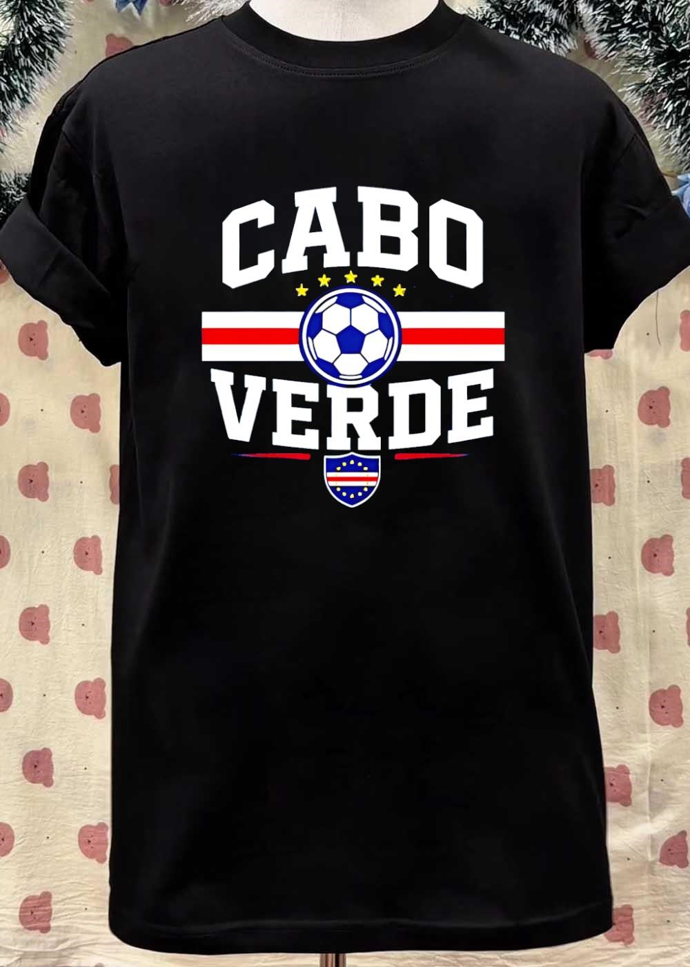 Cape Verde Fan Apparel Support Cabo Verde Soccer Team T-Shirt