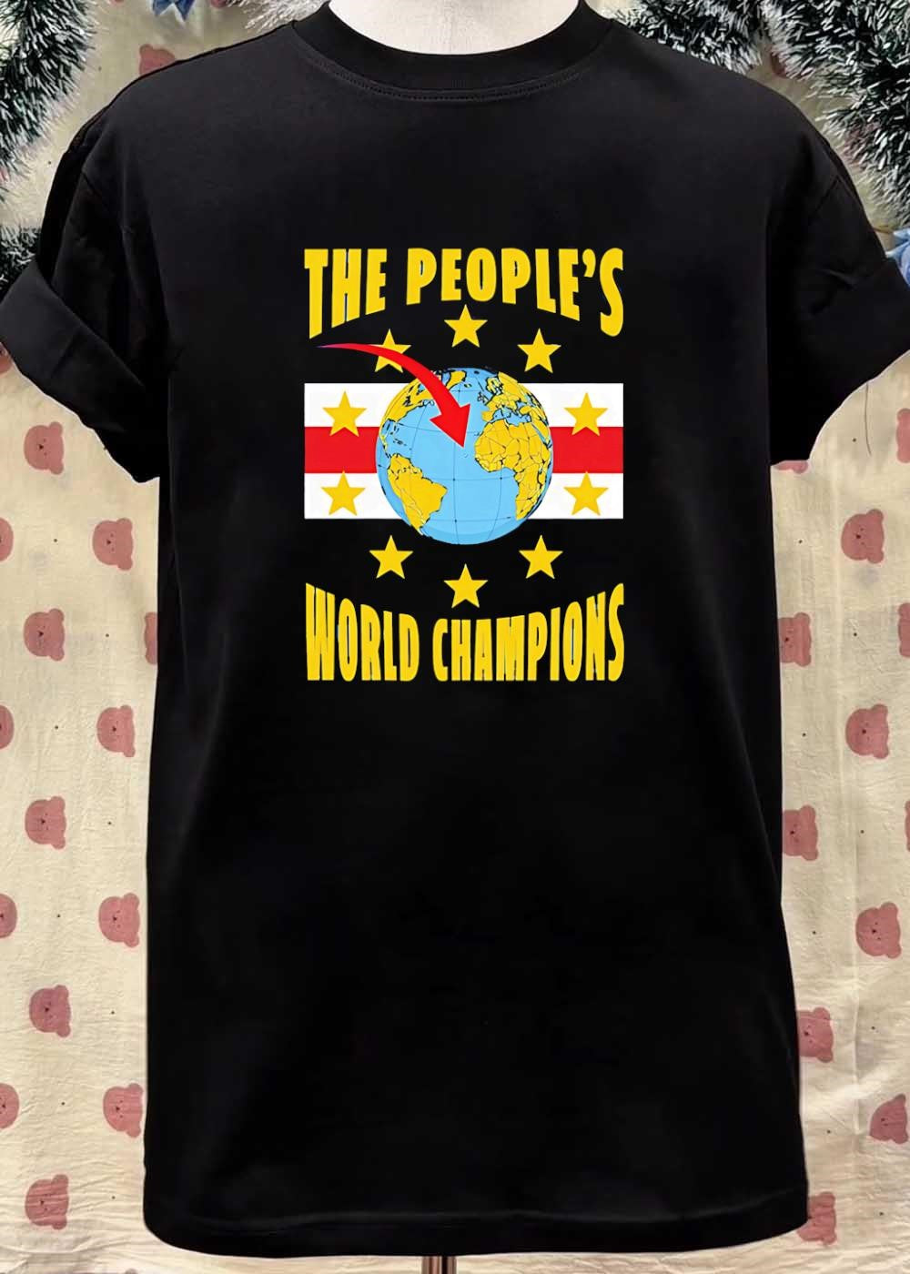 Cape Verde Flag The People’s World Champions T-Shirt