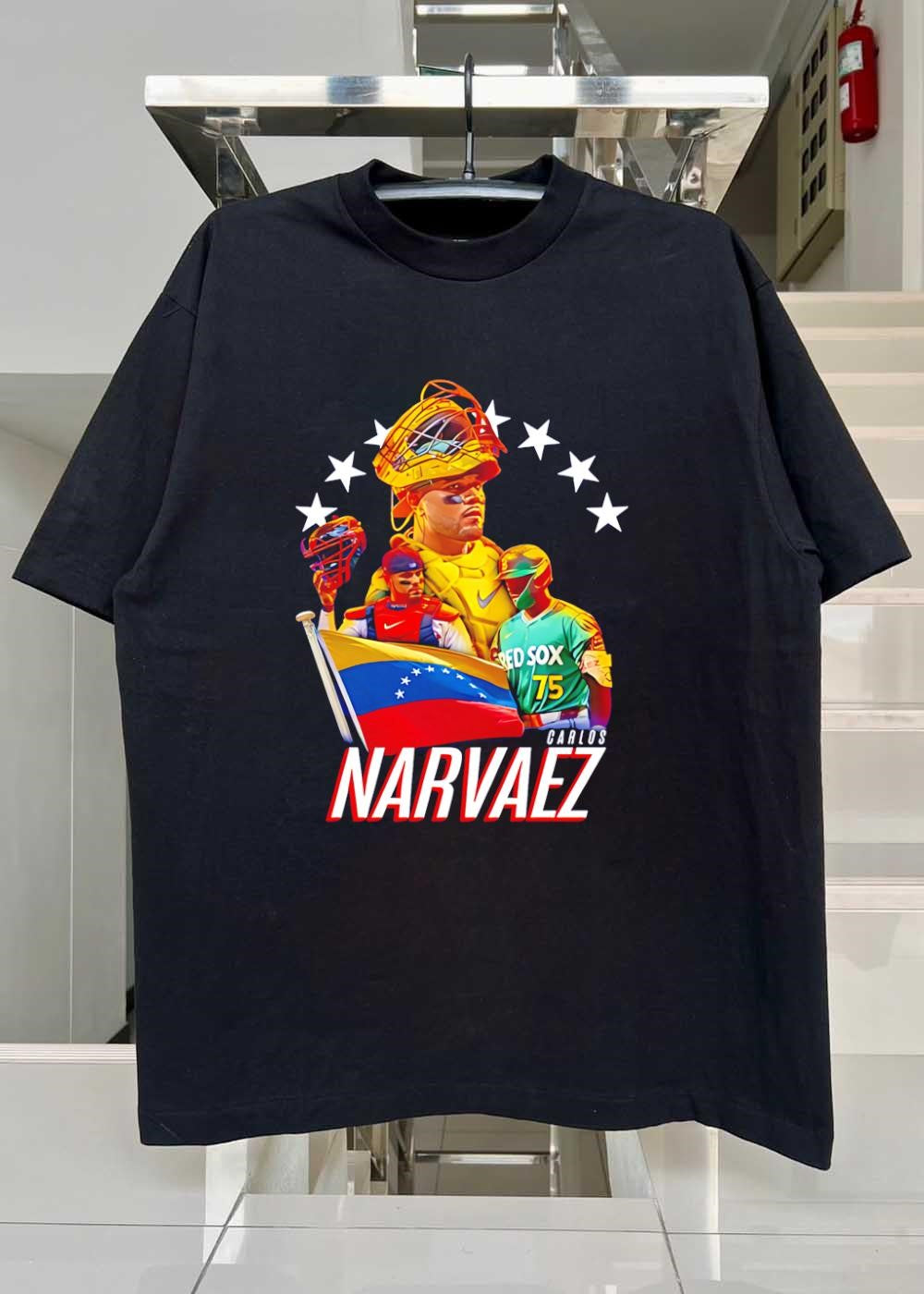 Carlos Narvaez Venezuelan Catcher Red Sox 75 T-Shirt