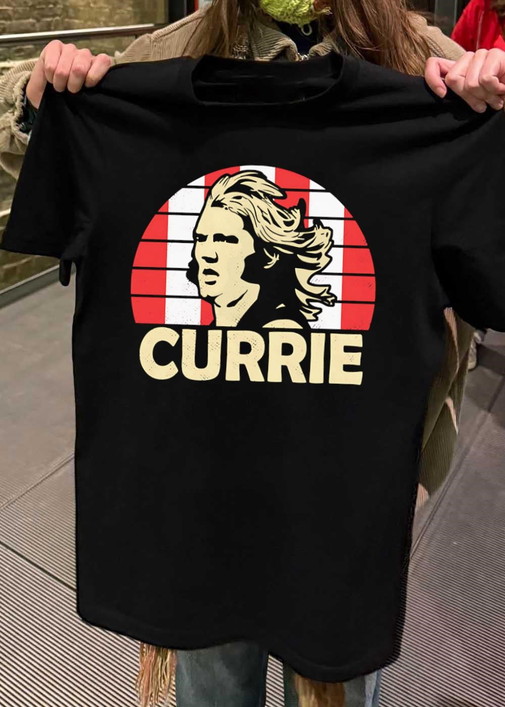 Classic AFL Legend Portrait of Currie for St Kilda T-Shirt