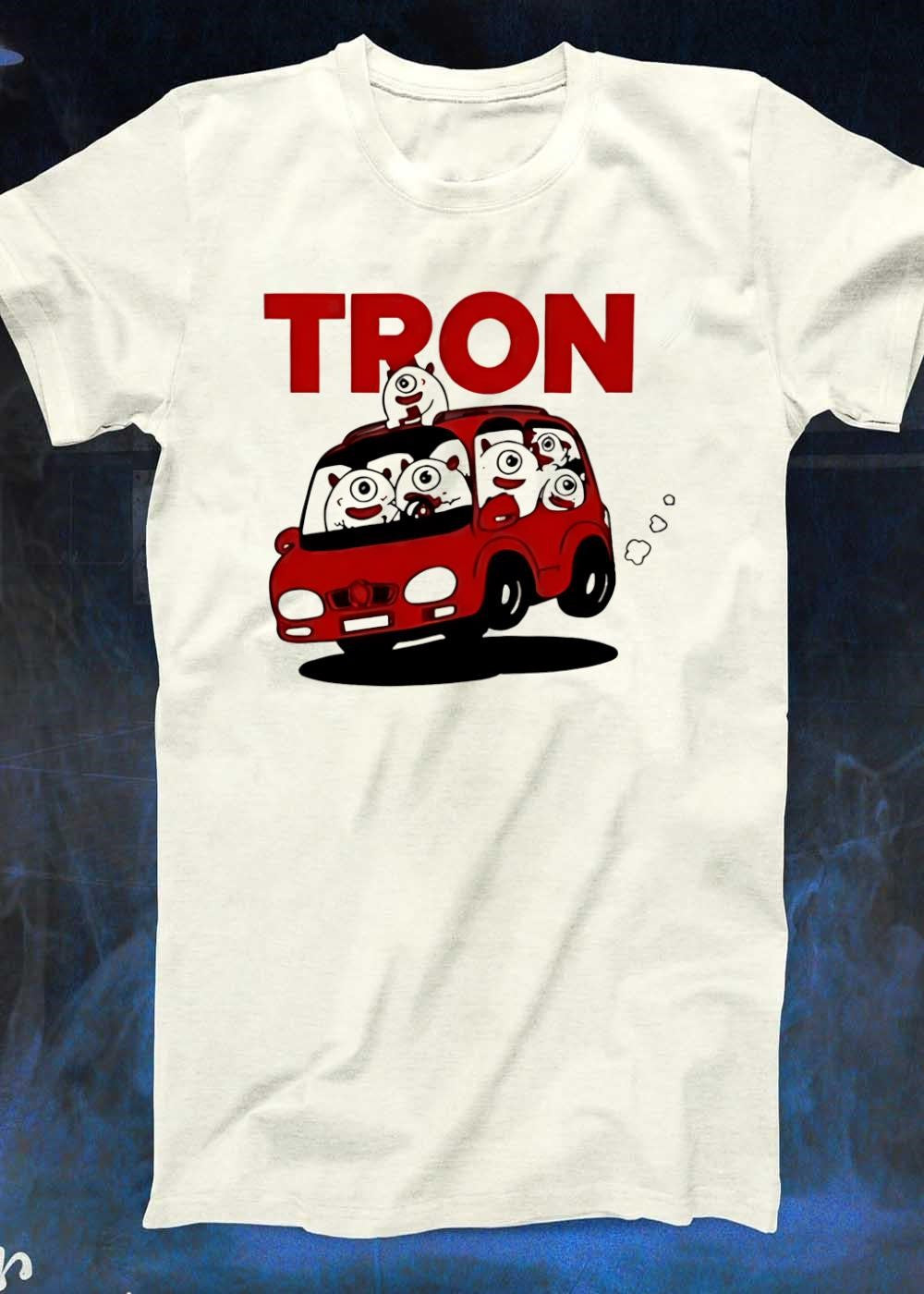 Cute Monsters Riding a Car TRON shirt