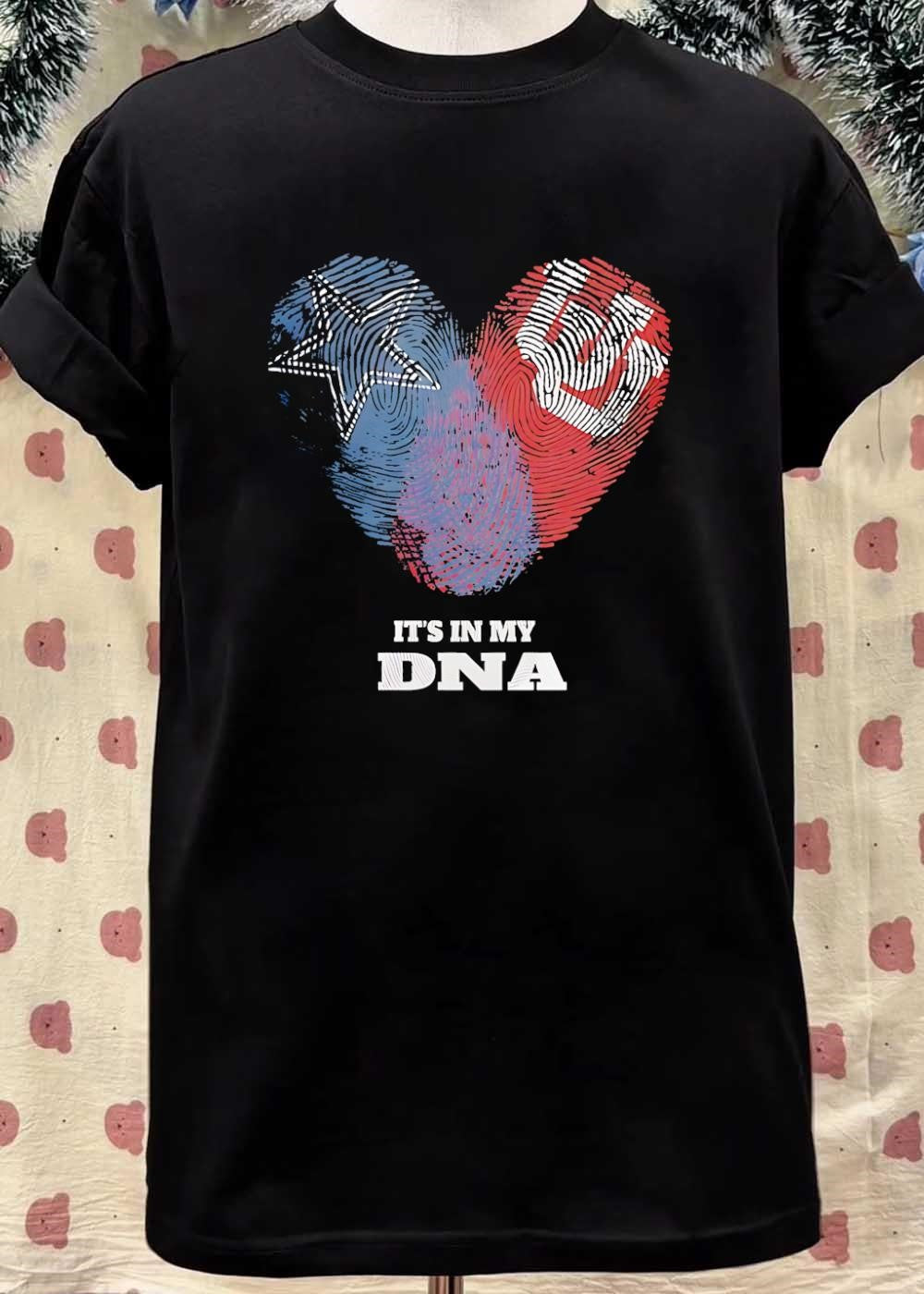 Dallas Cowboys Football Heart It Is in My DNA T-Shirt