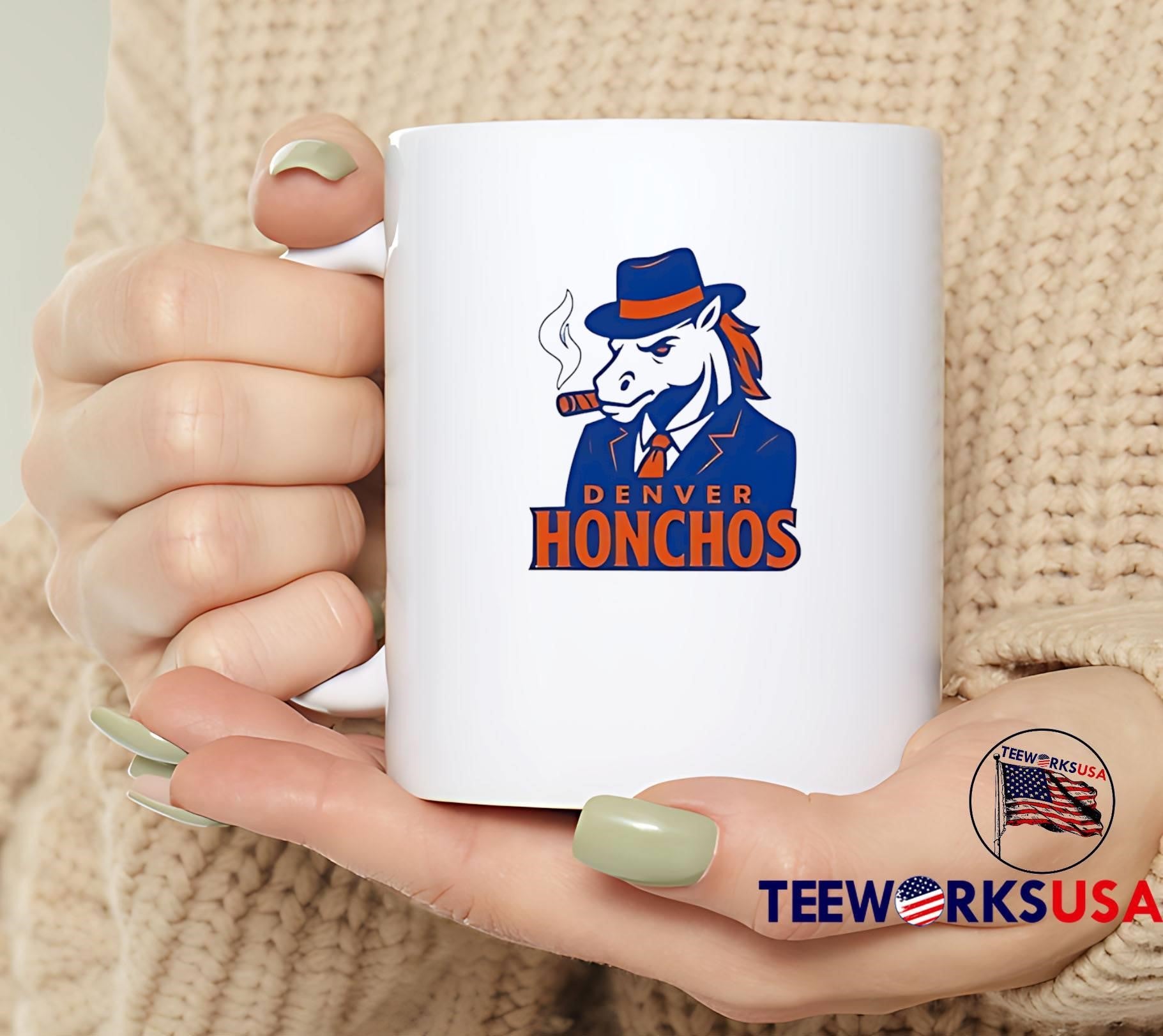 Denver Honchos Horse Smoking Cigar Apparel Team Name T-Shirt