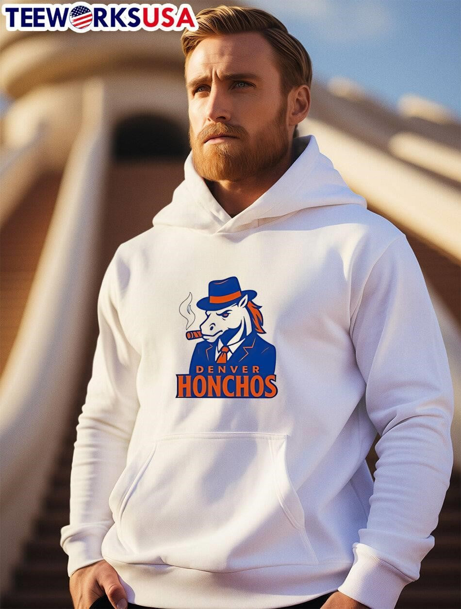 Denver Honchos Horse Smoking Cigar Apparel Team Name T-Shirt