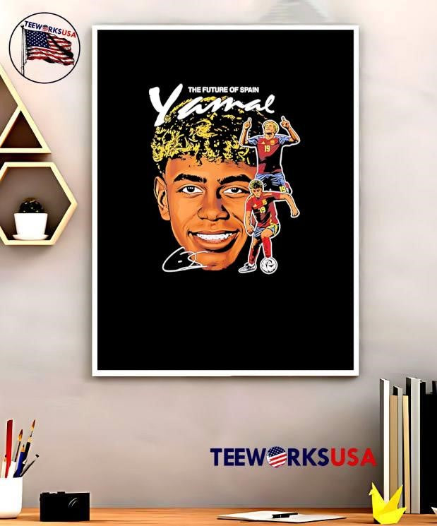 The Future of Spain Yamal Lamine Signature Football T-Shirt