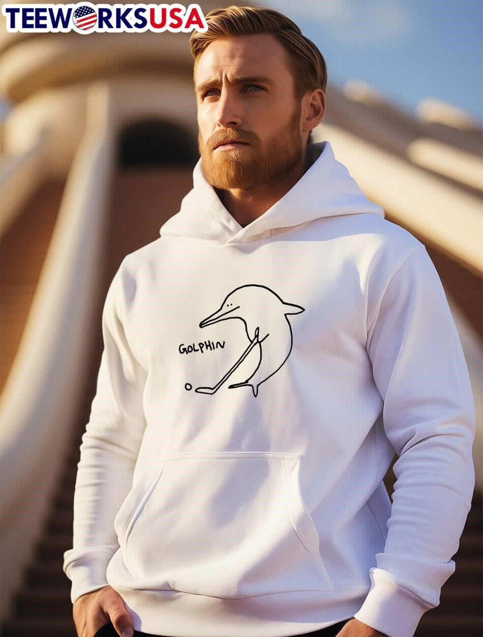 Dolphin Playing Golf Golphin shirt