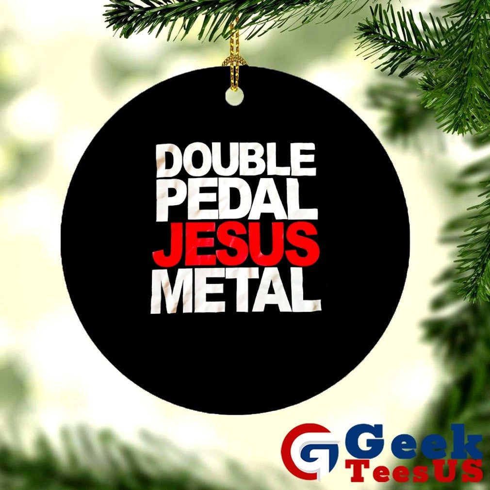 Double pedal jesus metal shirt
