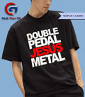 Double pedal jesus metal shirt