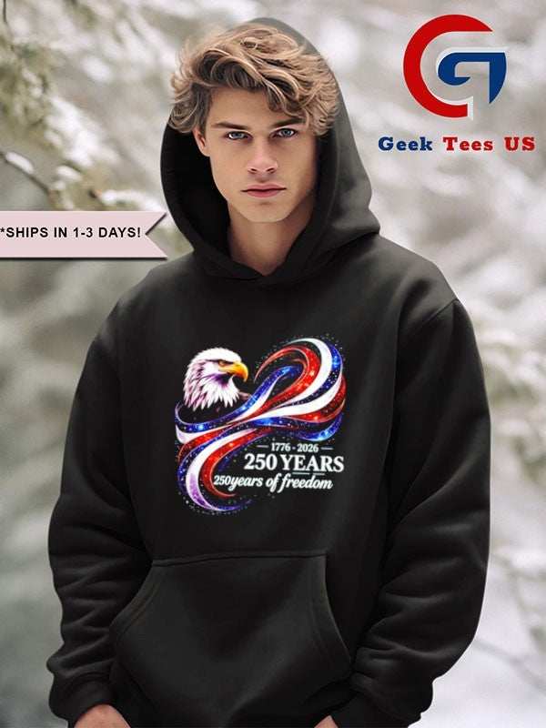 Eagle 250 Years Of Freedom 1776-2026 T-shirt