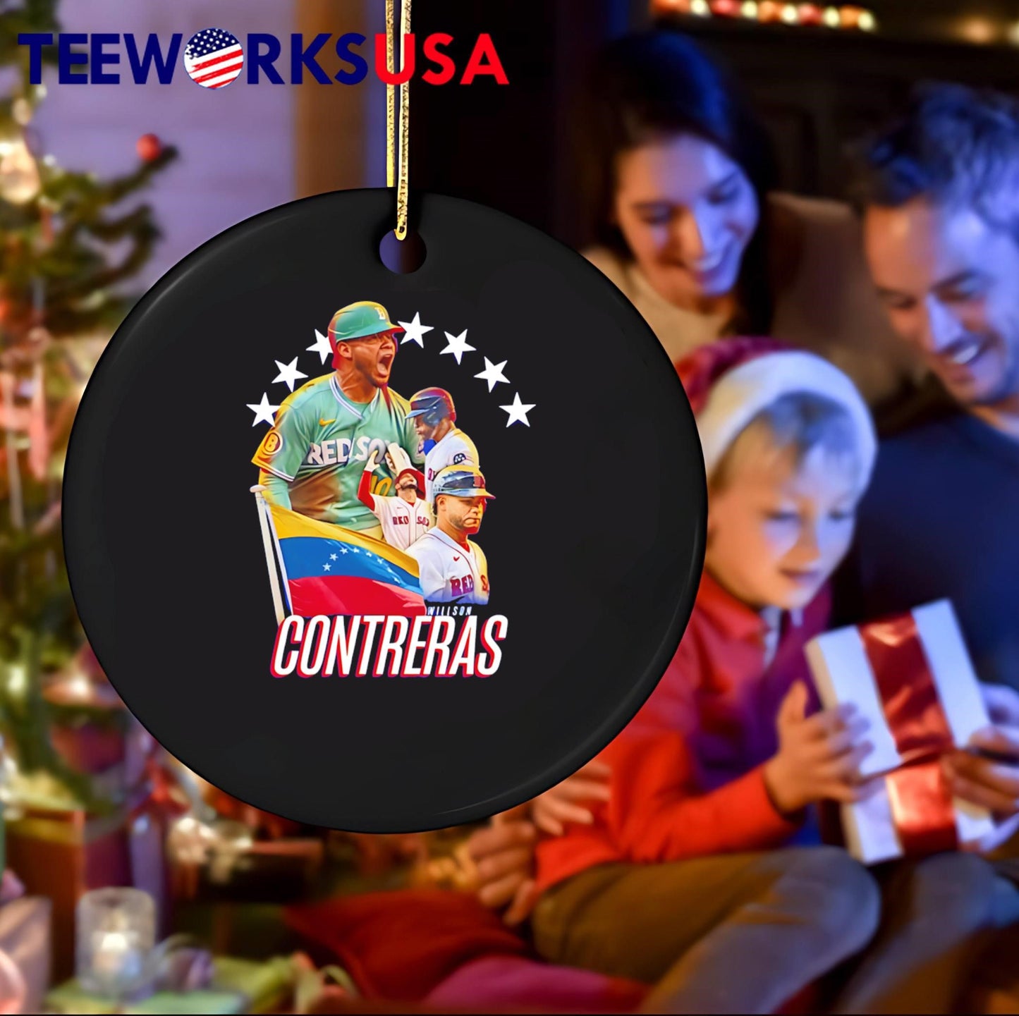 Venezuelan Pride Willson Contreras Red Sox T-Shirt