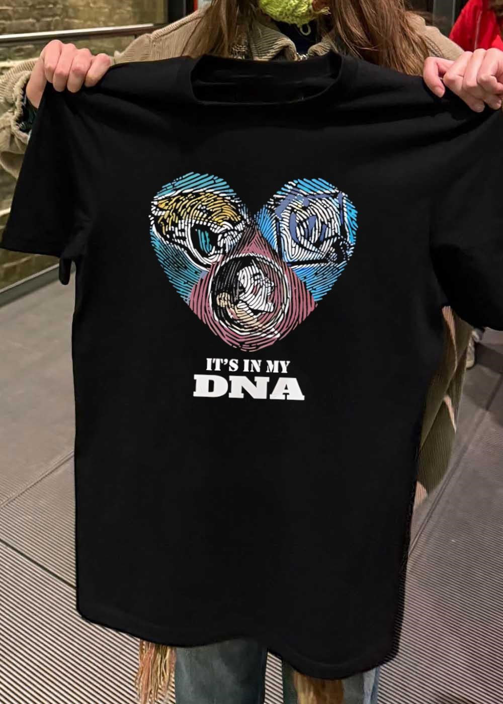 Fingerprint Heart Shape It Is in My DNA shirt