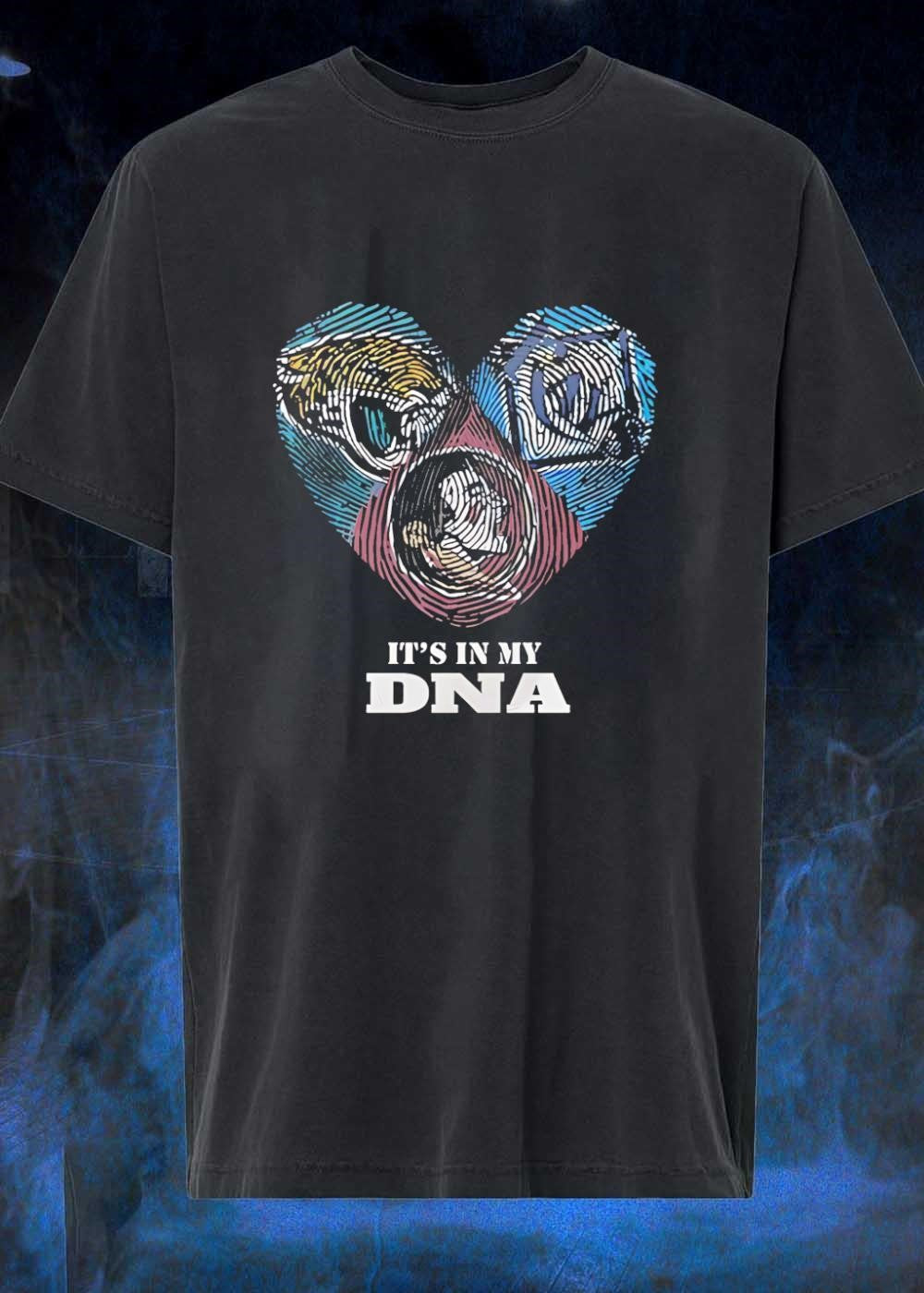 Fingerprint Heart Shape It Is in My DNA shirt