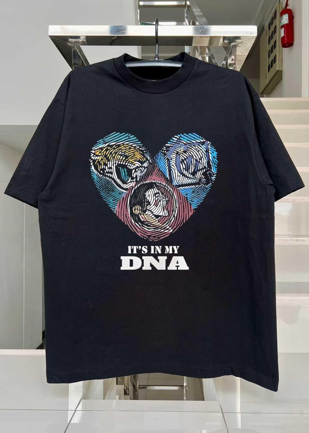 Fingerprint Heart Shape It Is in My DNA shirt