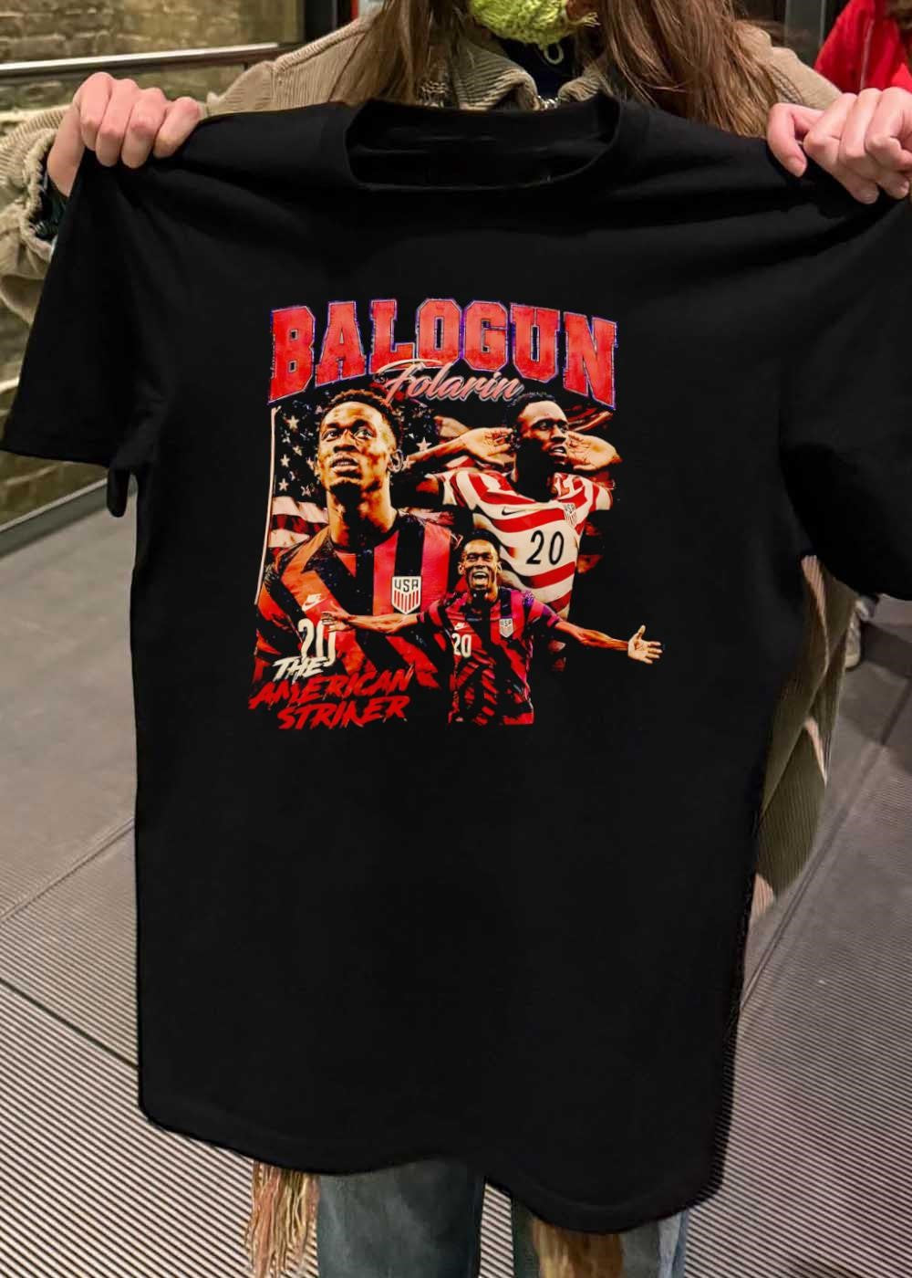 Folarin Balogun The American Striker USA Soccer T-Shirt