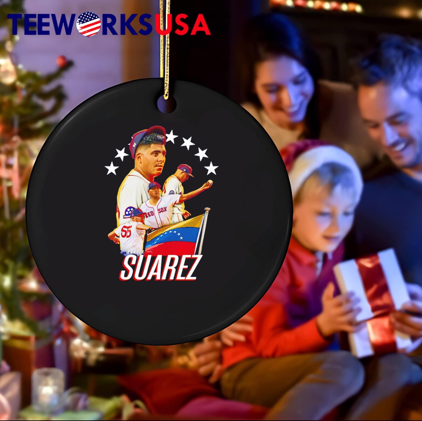 Venezuelan Baseball Tribute Ranger Suarez Pitching Red Sox T-Shirt