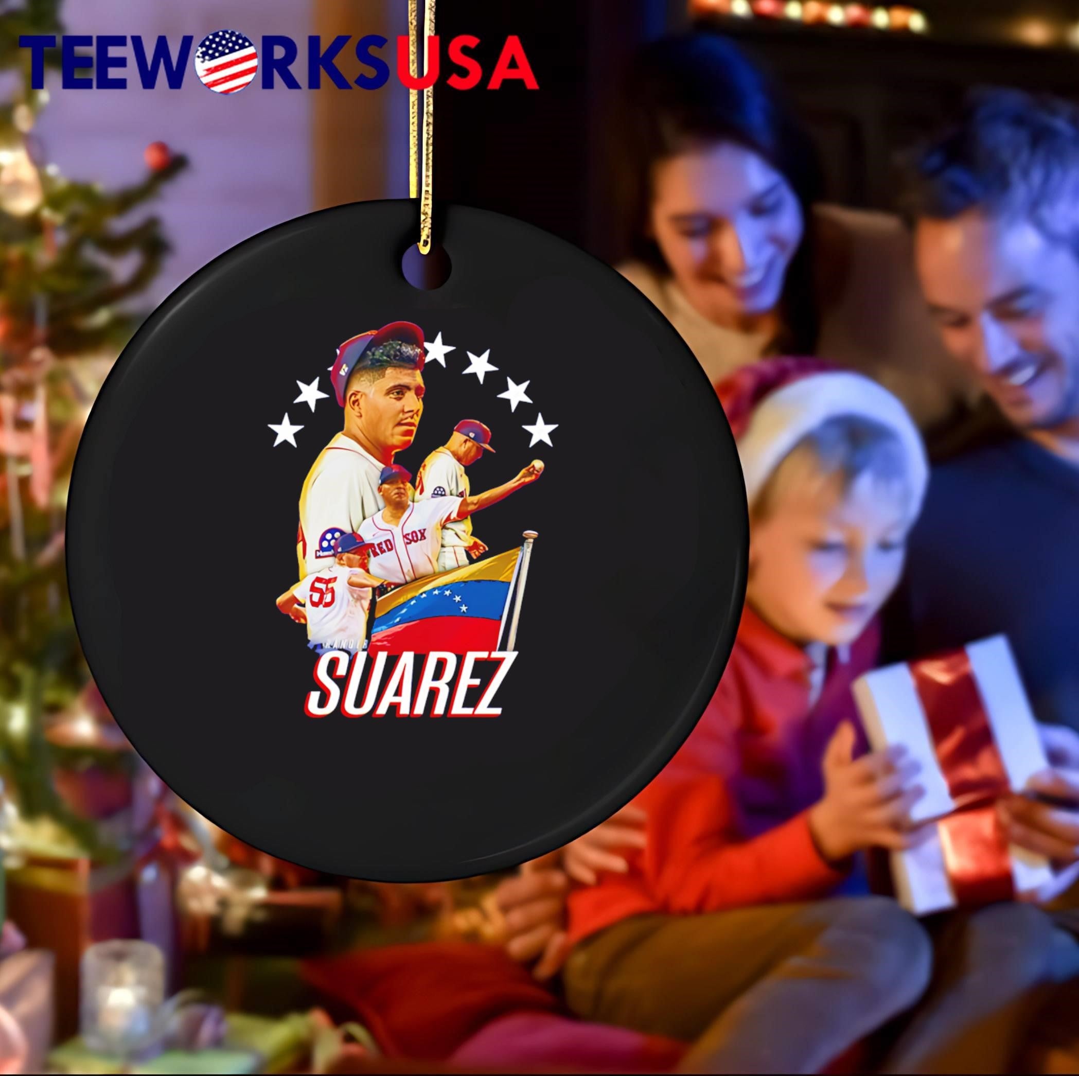 Venezuelan Baseball Tribute Ranger Suarez Pitching Red Sox T-Shirt