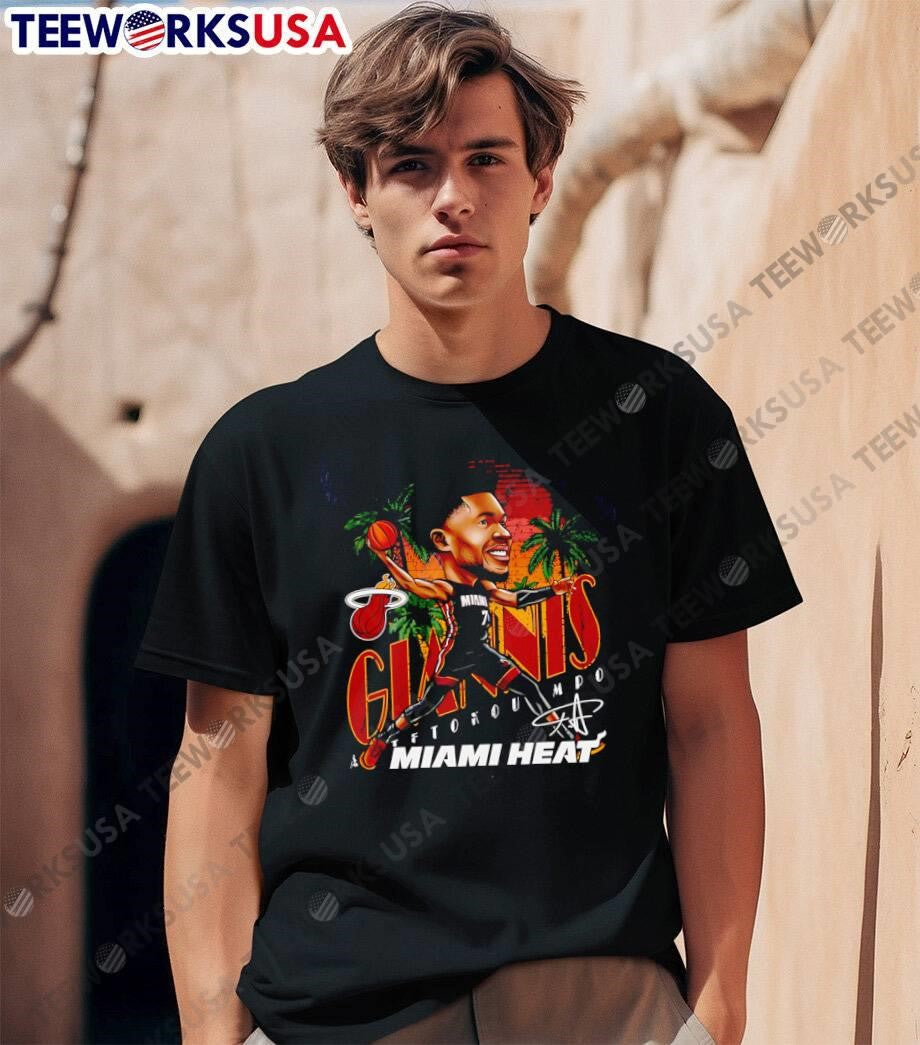 Giannis Antetokounmpo Dunk Miami Heat Shirt