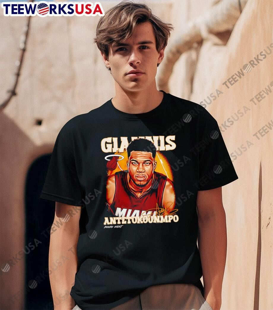 Giannis Antetokounmpo Miami Heat Shirt