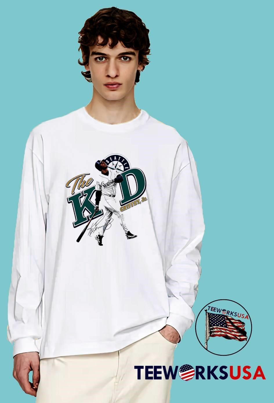 Griffey Jr The KID Seattle Mariners T-Shirt