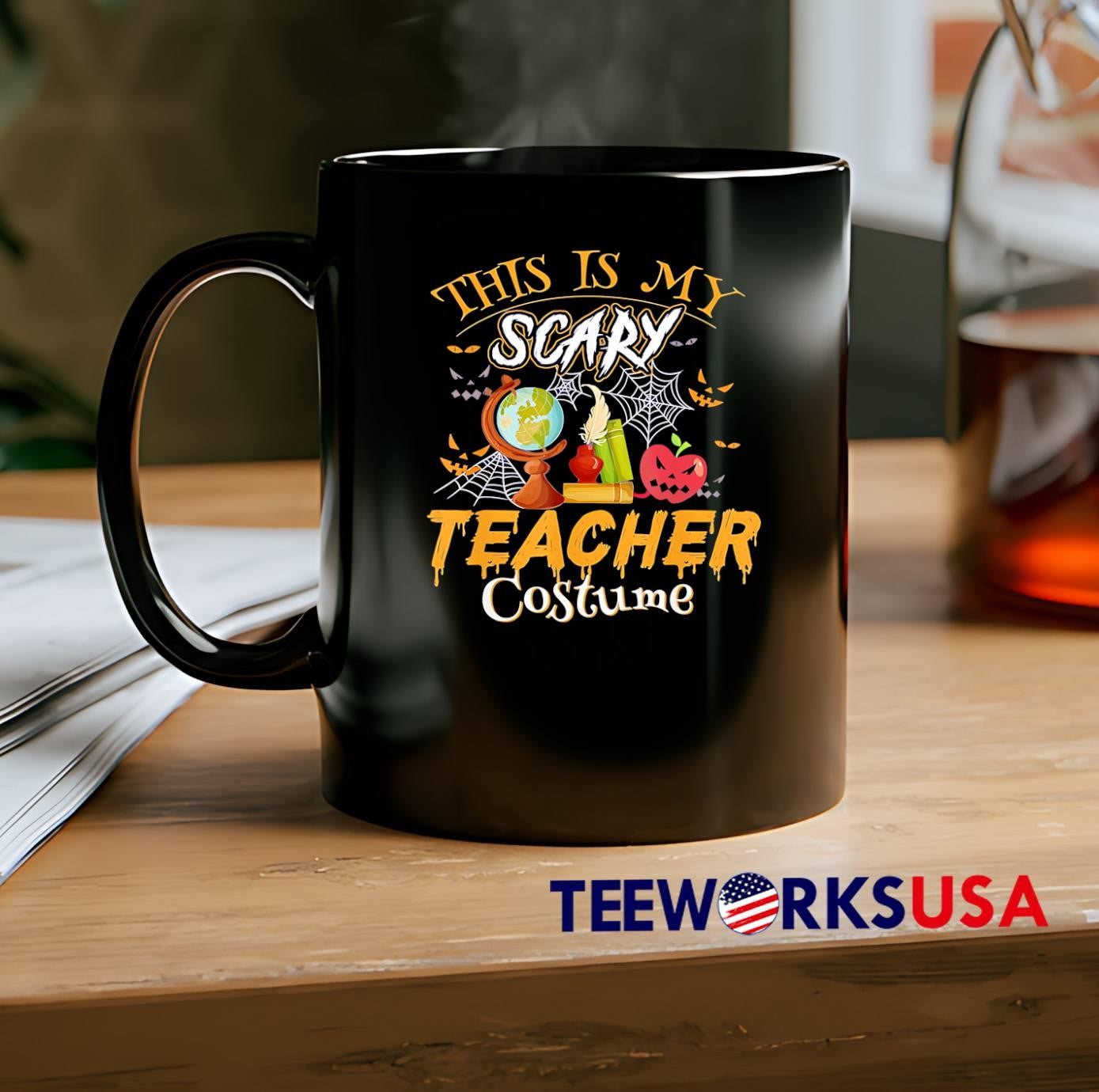 Halloween Apparel This Is My Scary Teacher Costume T-Shirt