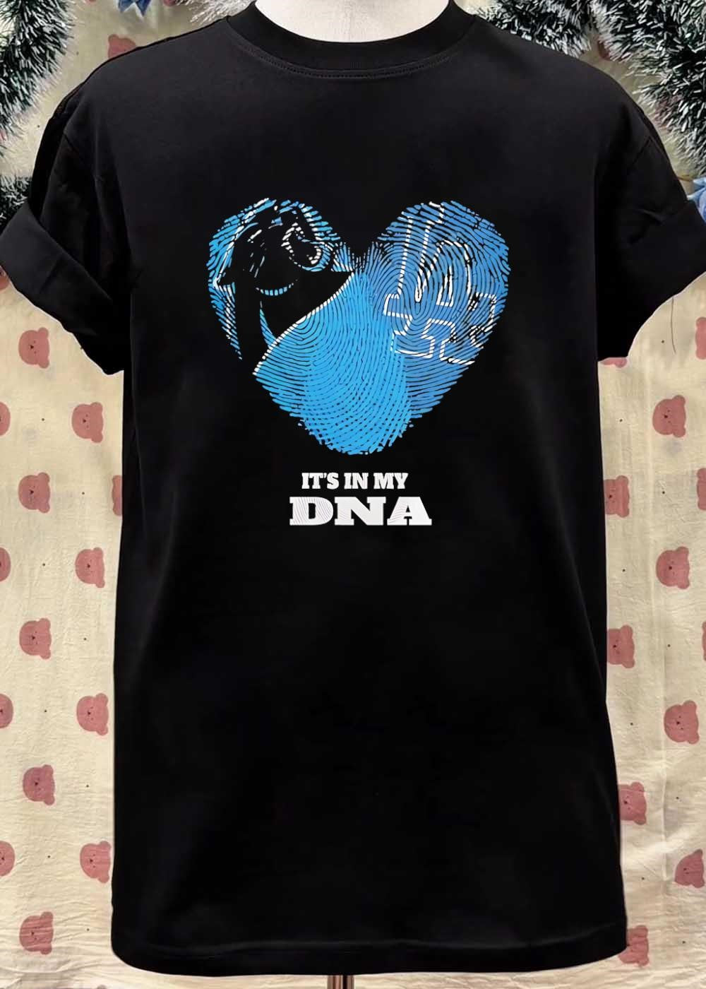 Heart Fingerprint Los Angeles Dodgers It’s in My DNA T-Shirt