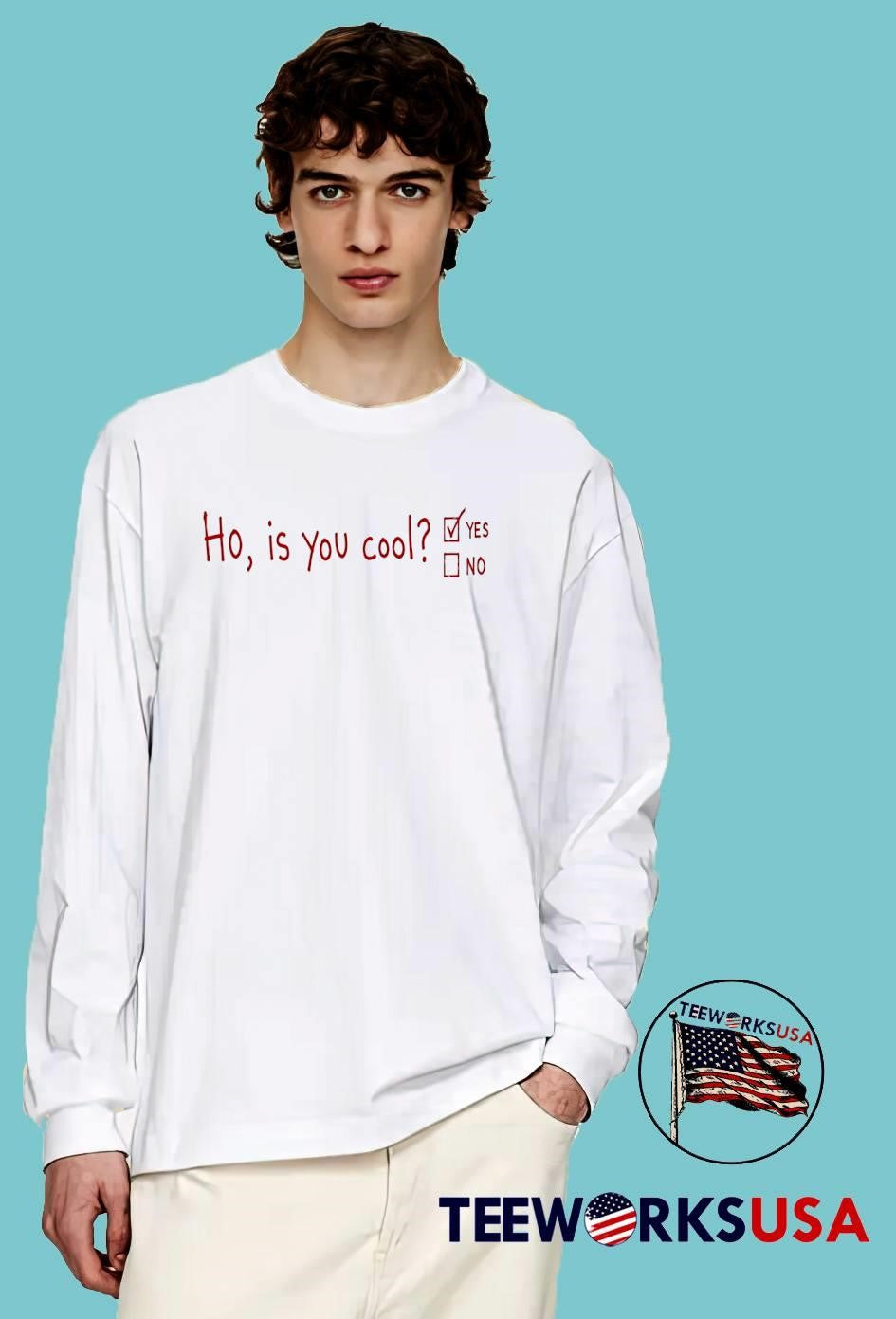 Ho is You Cool Question Checkbox Graphic Unisex T-Shirt