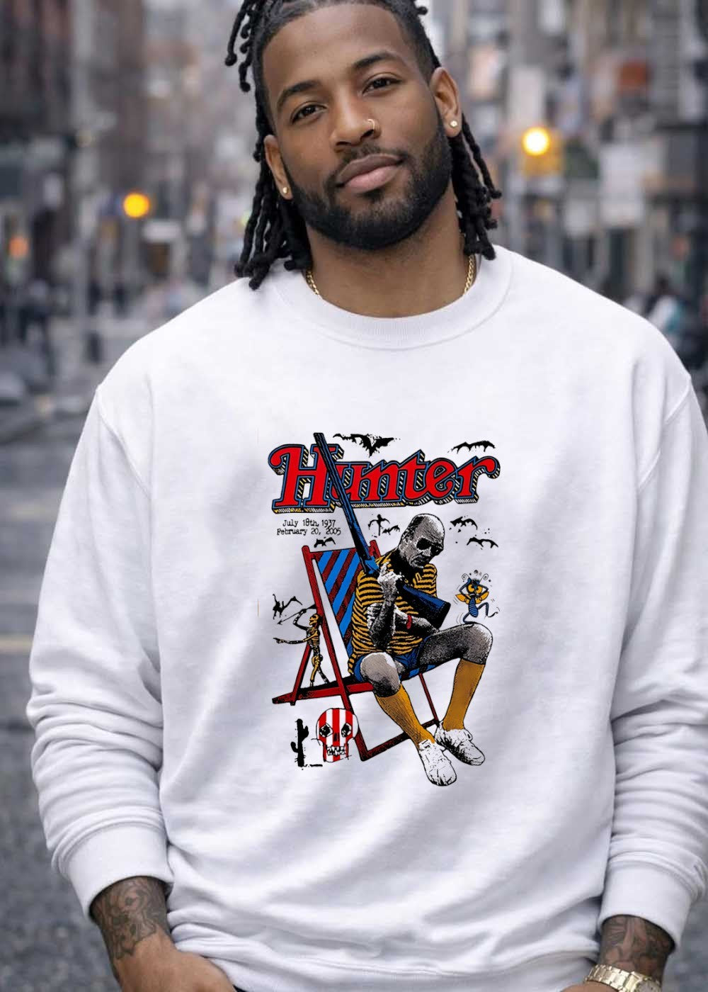 Hunter July 18 1937 February 20 2005 Man Holding Rifle T-Shirt