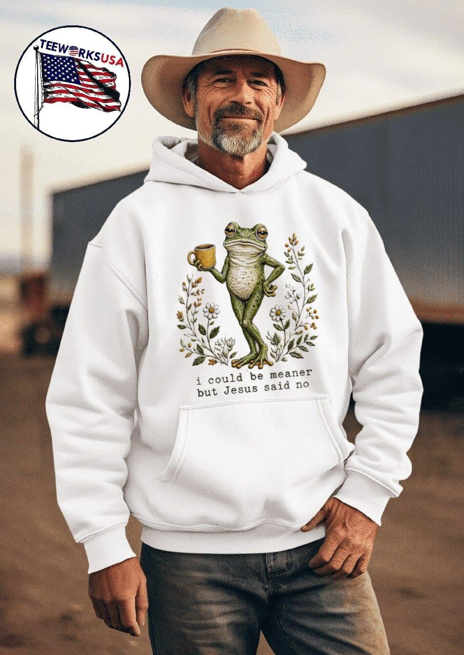 I Could Be Meaner But Jesus Said No Frog Shirt