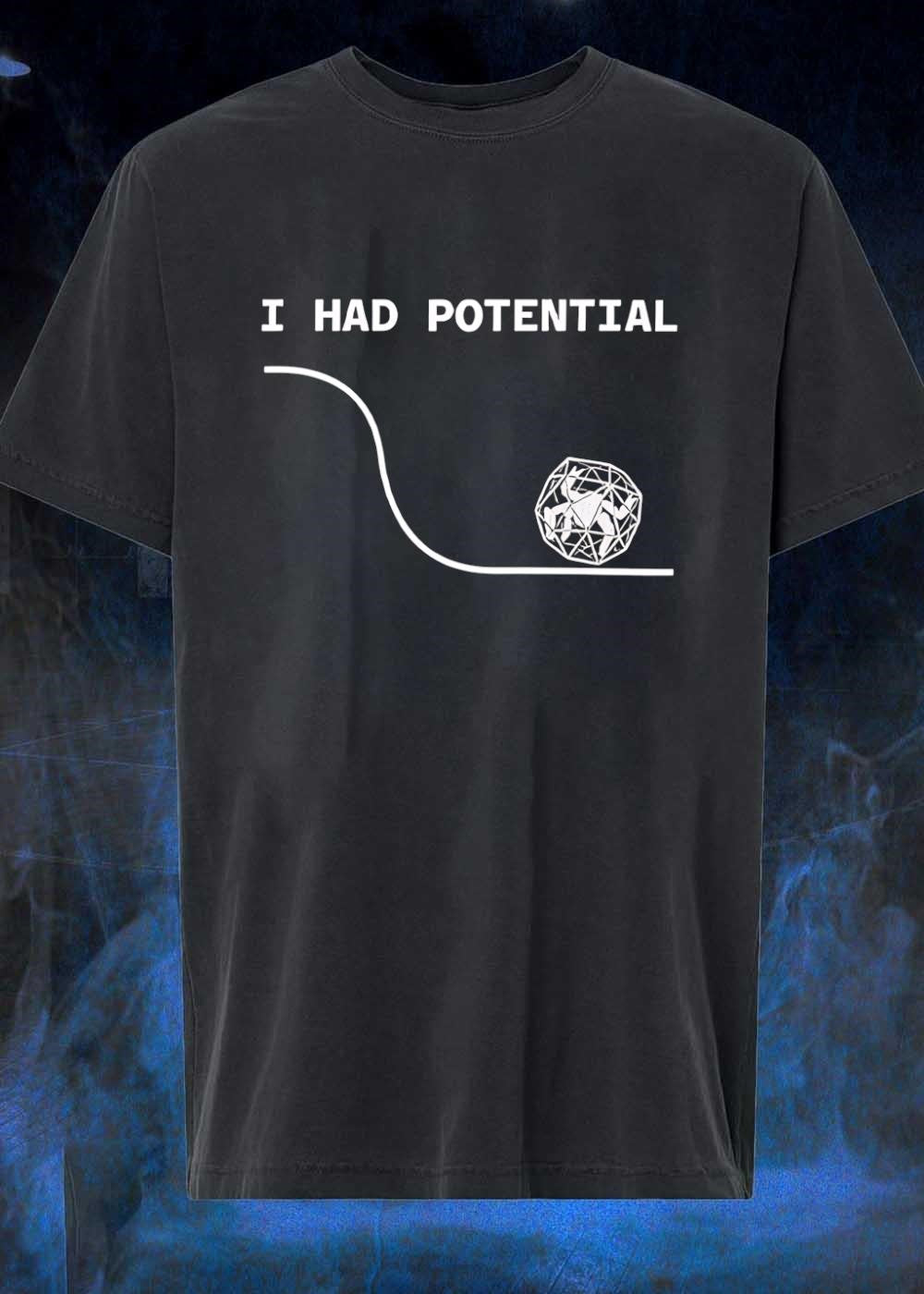 I Had Potential Crab Icosahedron T-Shirt