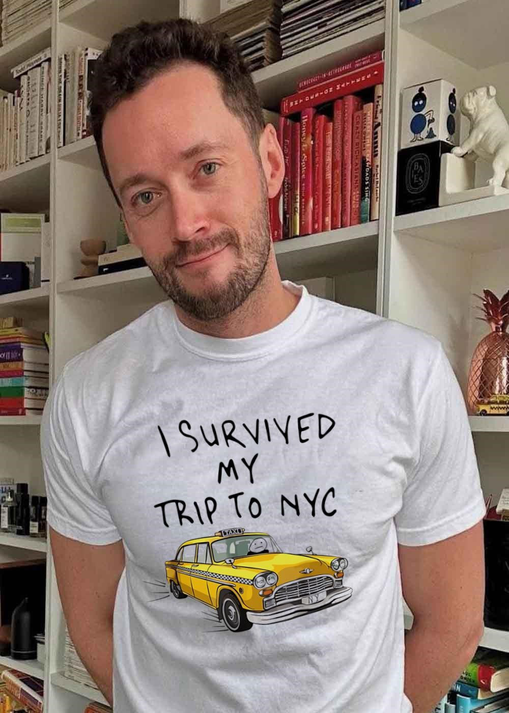 I Survived My Trip to NYC Yellow Taxi Car shirt