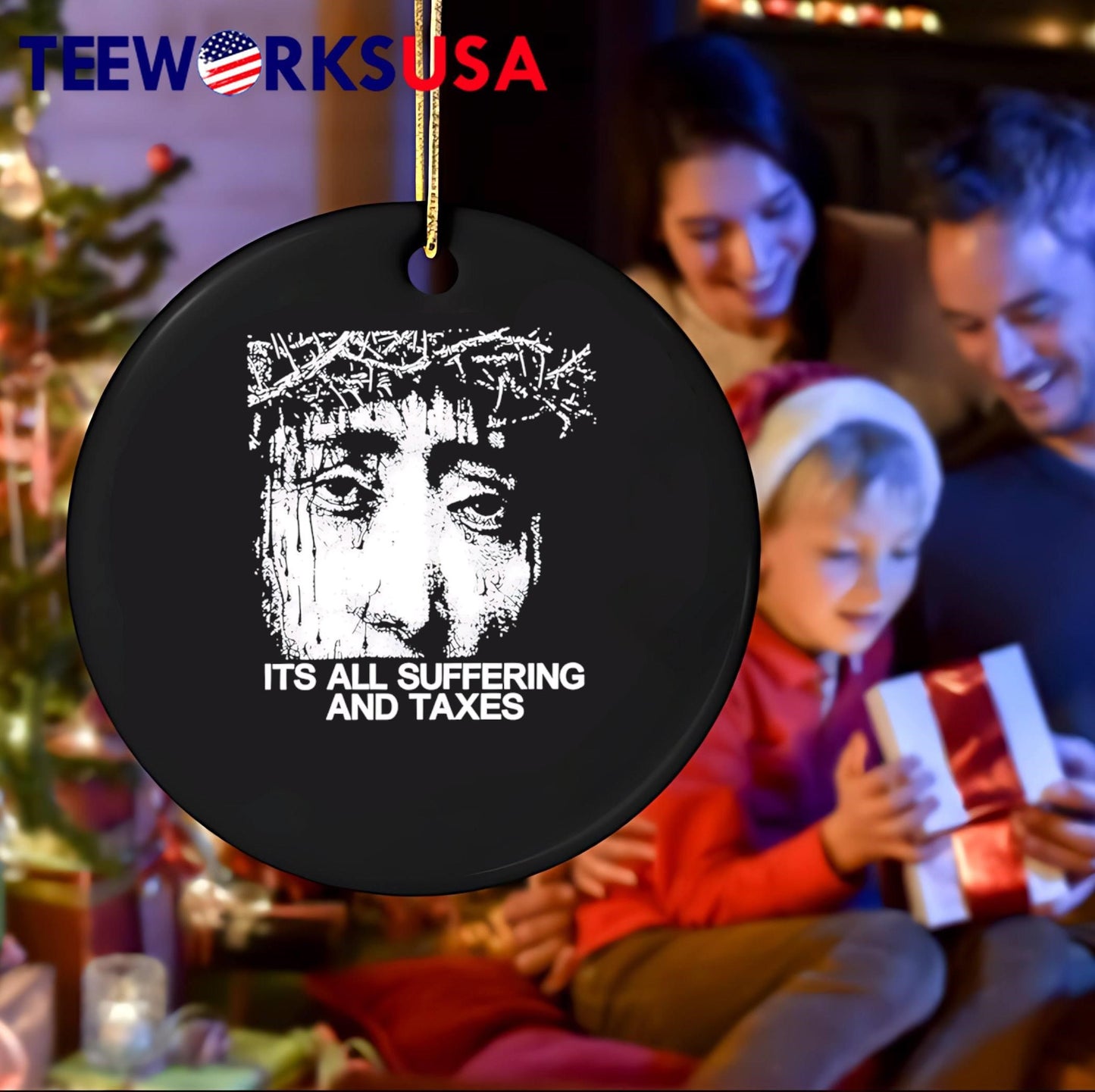 Jesus Suffering and Taxes shirt