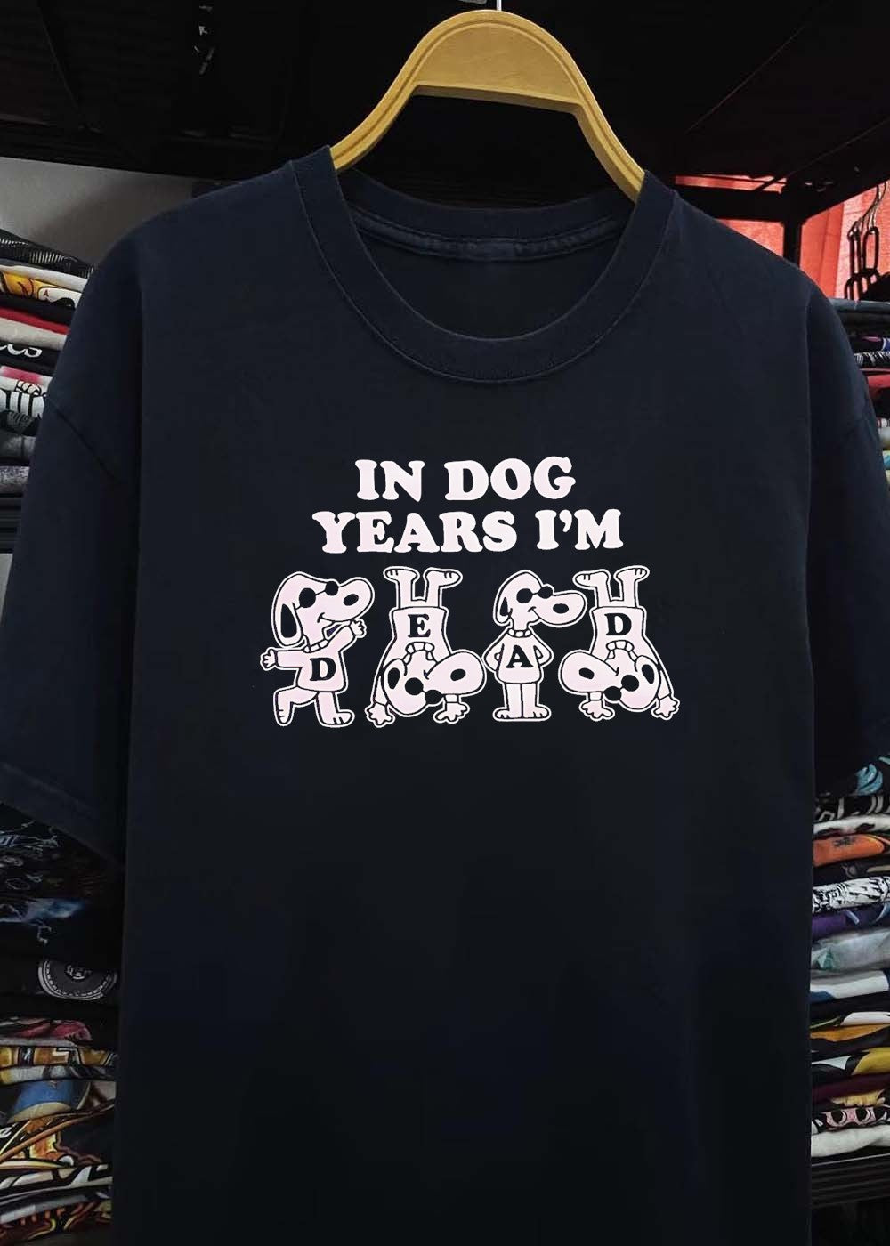 Joe Cool In Dog Years I Am Dead T-Shirt
