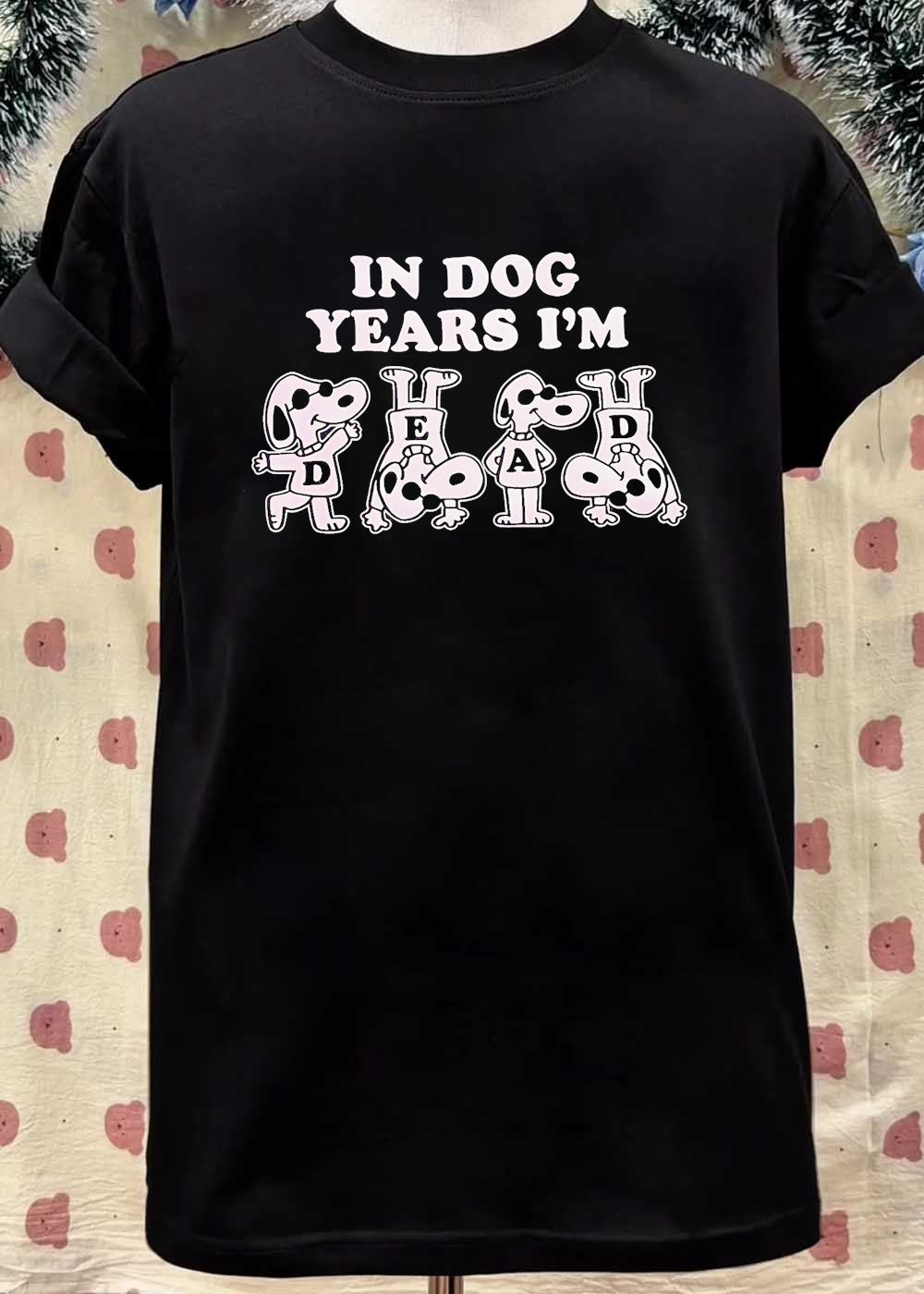 Joe Cool In Dog Years I Am Dead T-Shirt