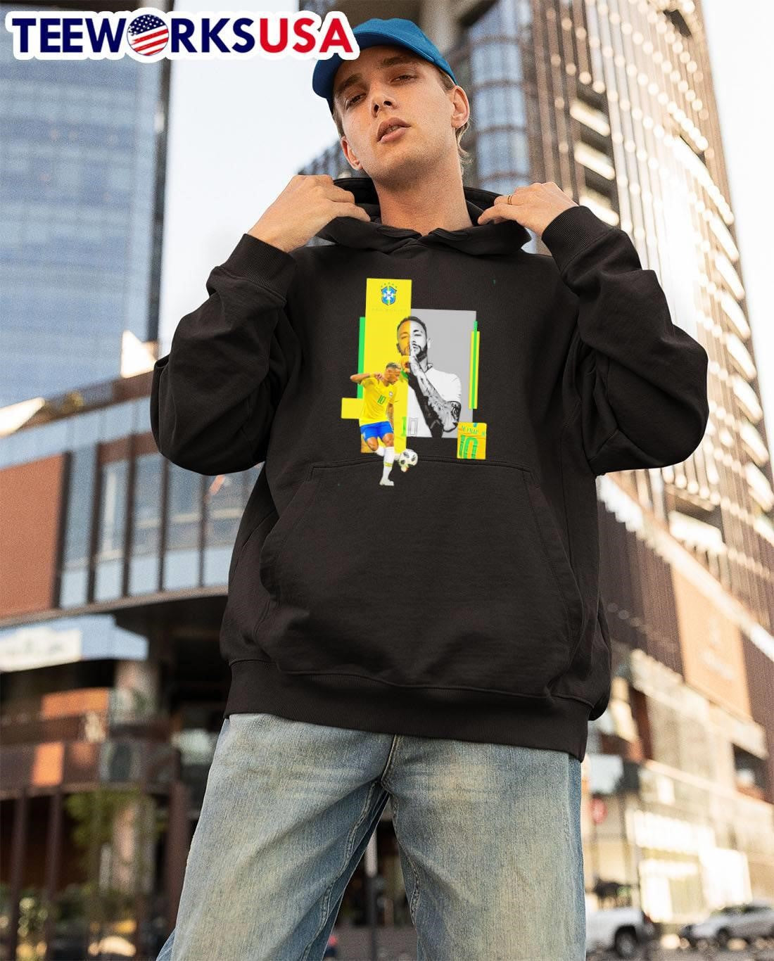 Jogo Bonito Neymar Jr Playing Ball CBF T-Shirt