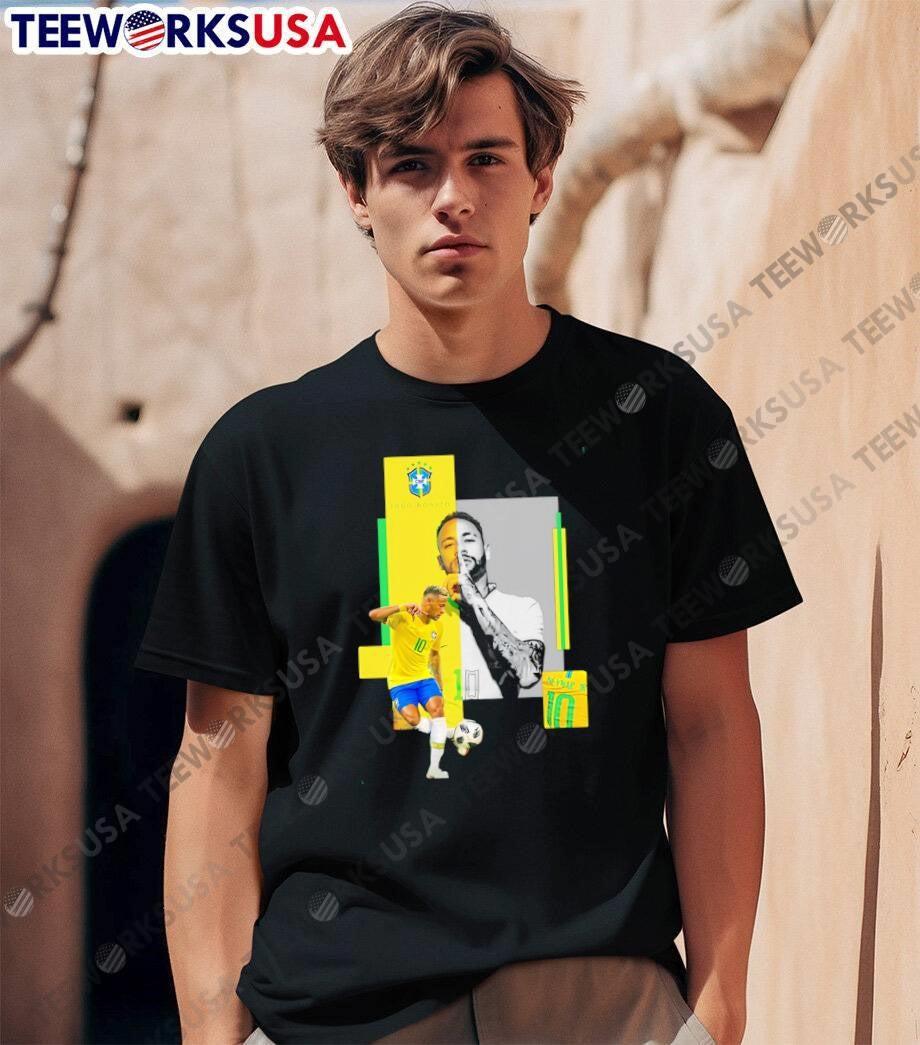 Jogo Bonito Neymar Jr Playing Ball CBF T-Shirt