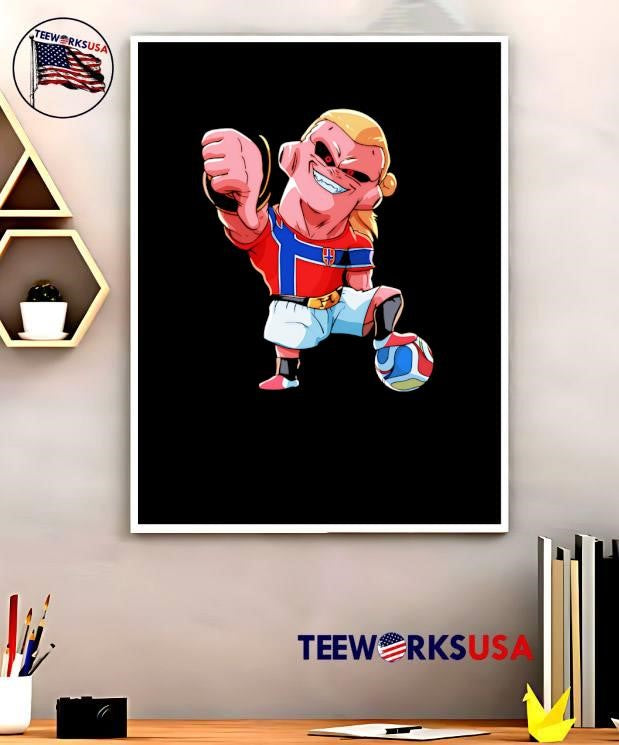 Kid Buu Giving Thumbs Down Soccer Norway Shirt