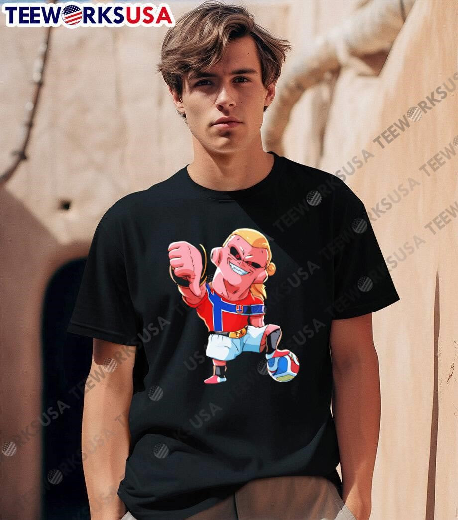 Kid Buu Giving Thumbs Down Soccer Norway Shirt