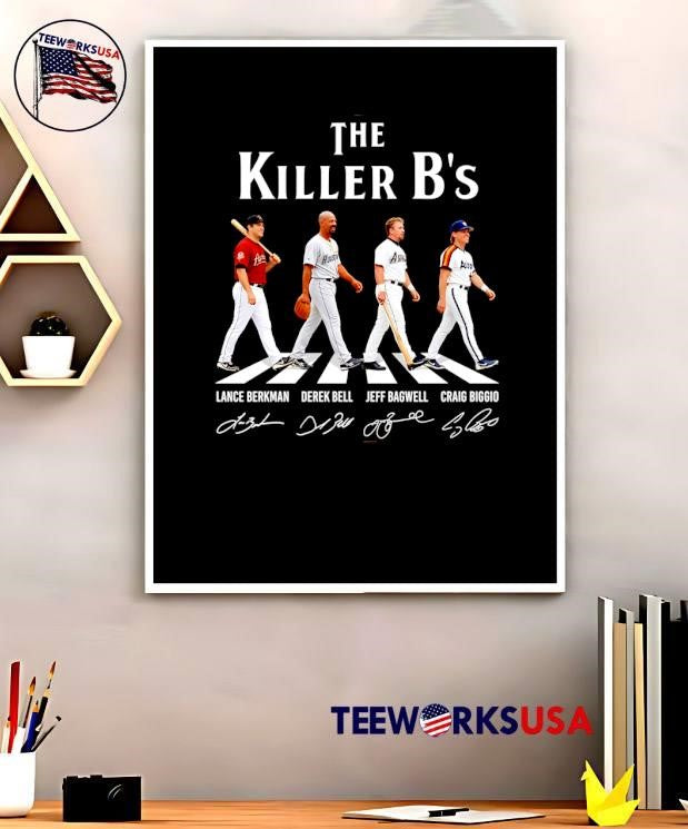 Lance Berkman Derek Bell Jeff Bagwell Craig Biggio The Killer Bs Houston Astros Shirt
