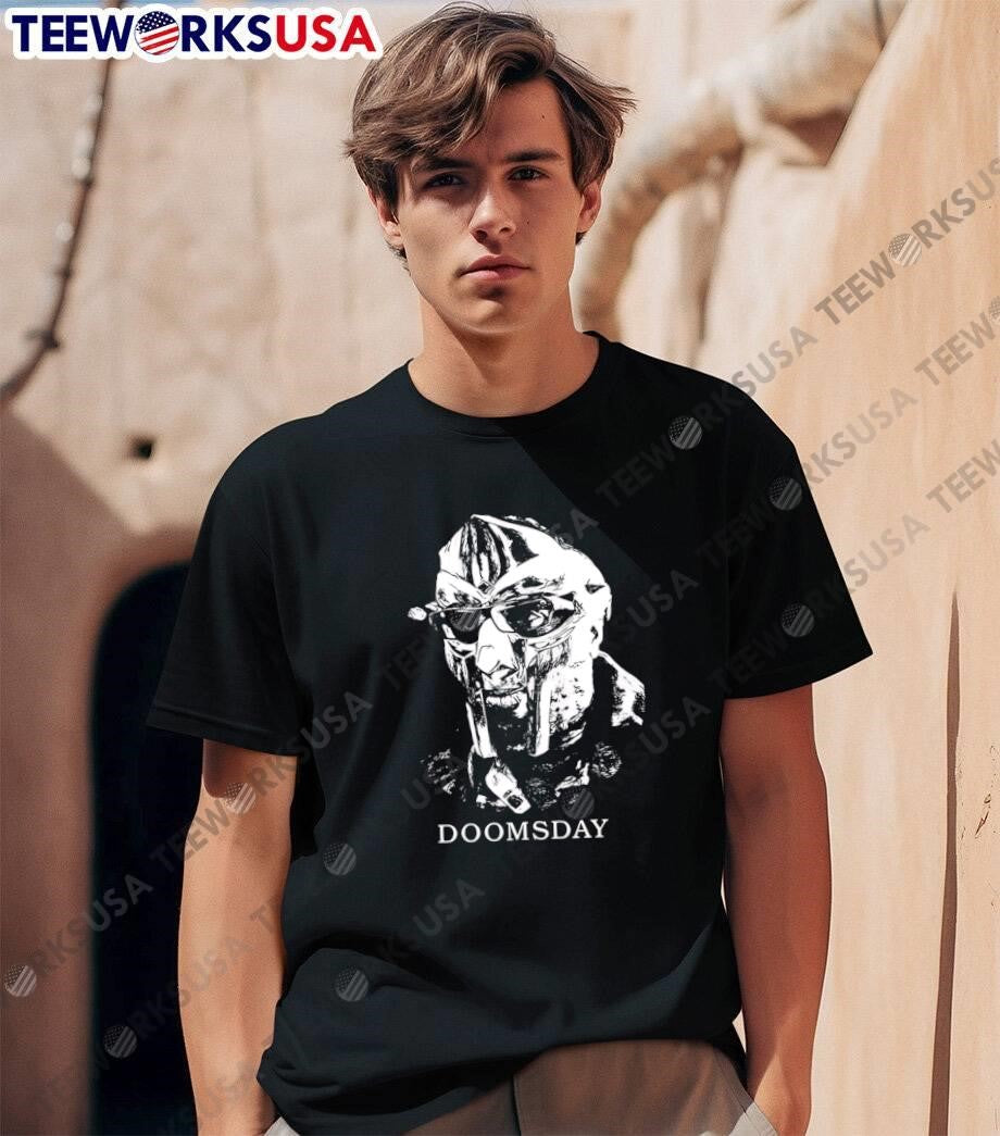 MF DOOM Doomsday Mask Rap Legend Music Artist Graphic Premium shirt