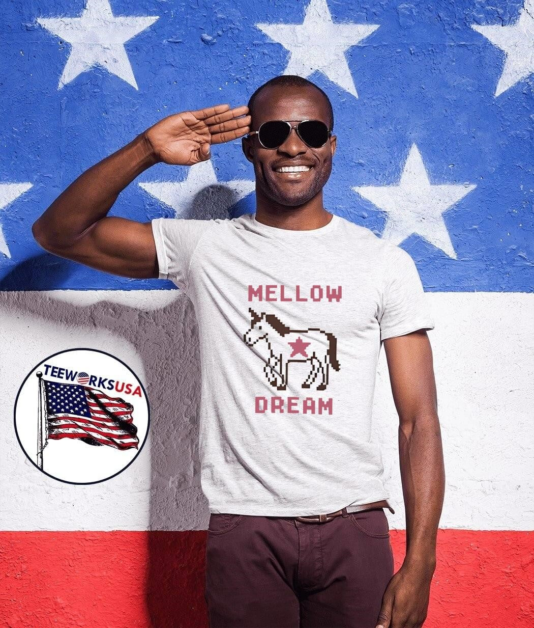 Mellow Dream Unicorn Pixel Art T-Shirt