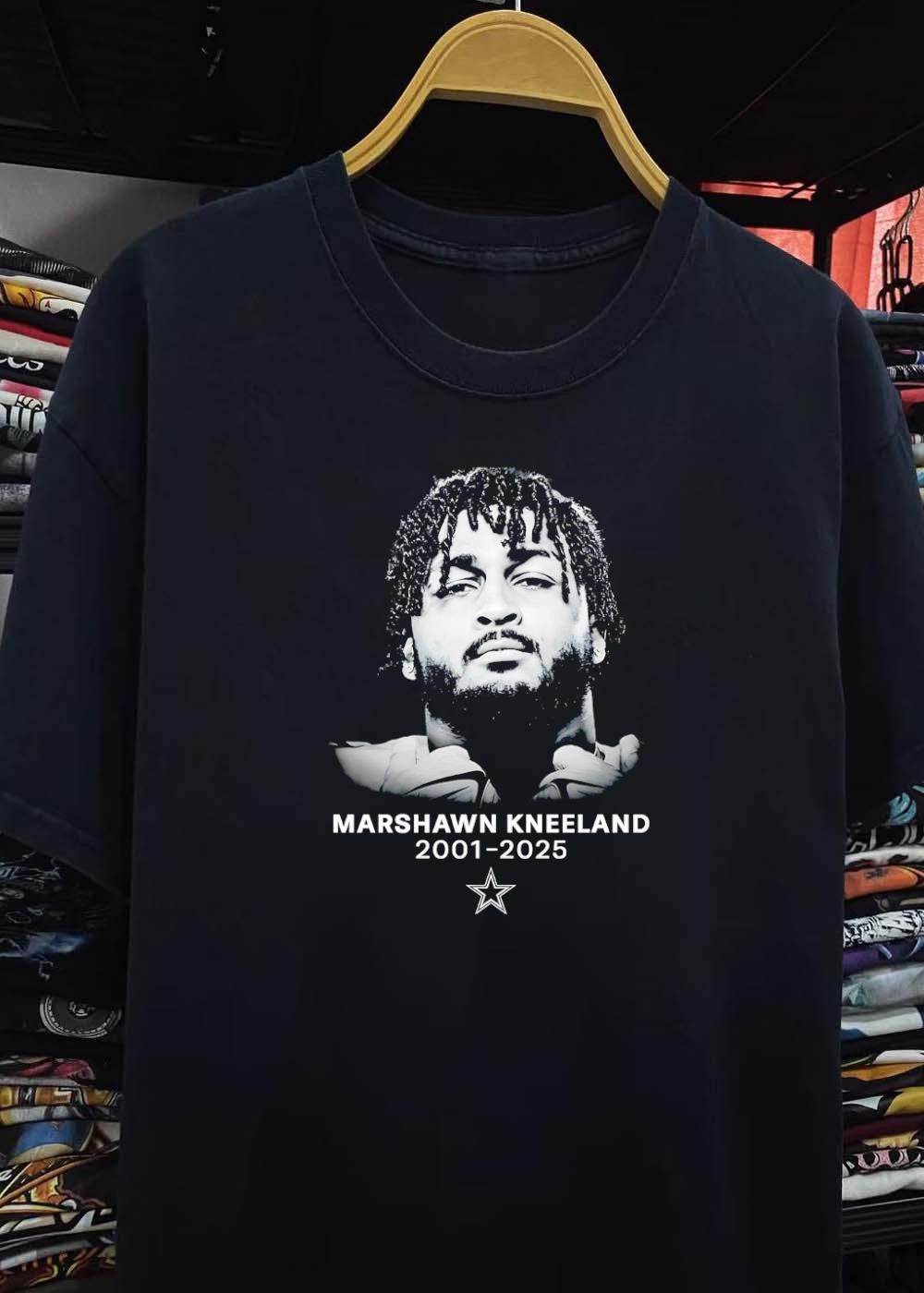 Memorial Tribute Marshawn Kneeland 2001-2025 Dallas Cowboys Shirt