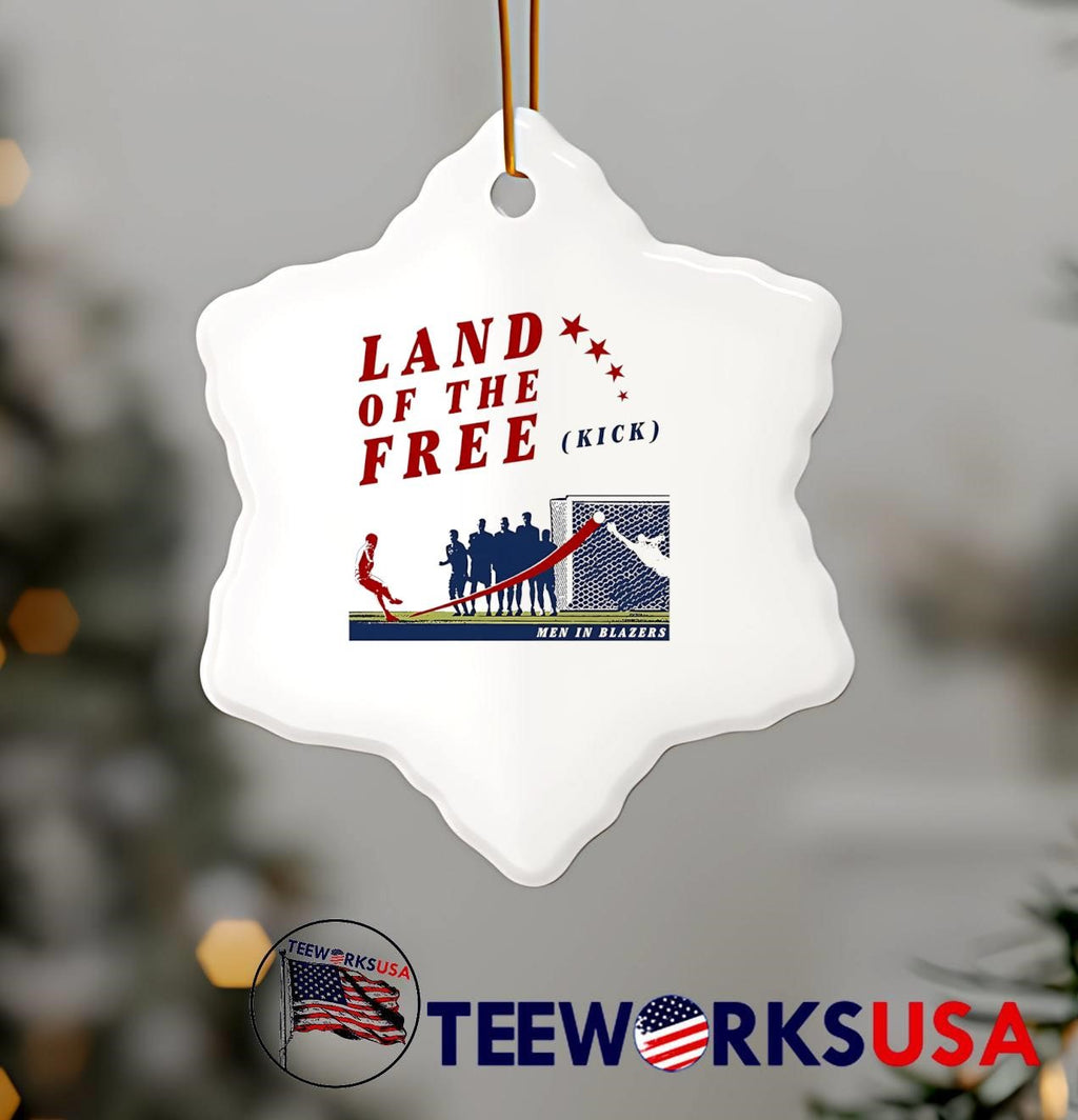 Men in Blazers Land of the Free Kick Soccer T-Shirt