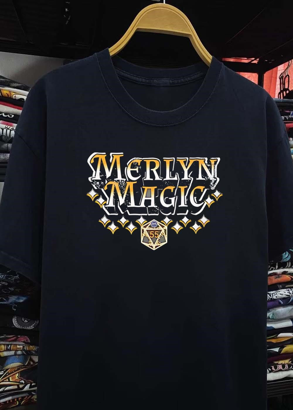 Merlyn Magic 55 d20 Roleplaying Game T-Shirt