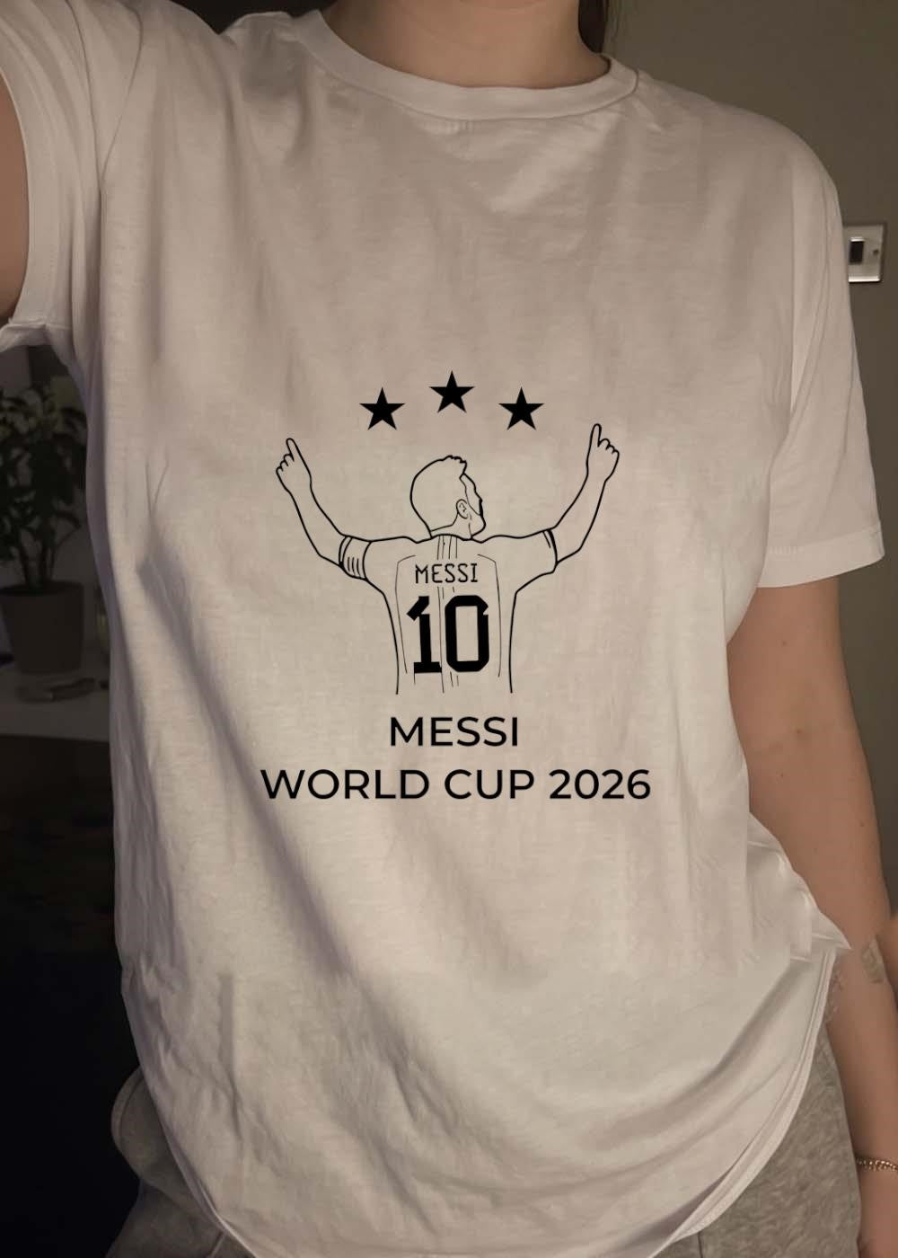 Messi World Cup 2026 Celebration Argentina Soccer shirt
