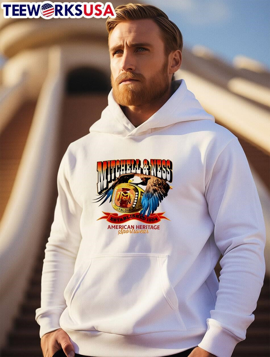 Mitchell & Ness American Heritage Sportswear Eagle Ring T-Shirt
