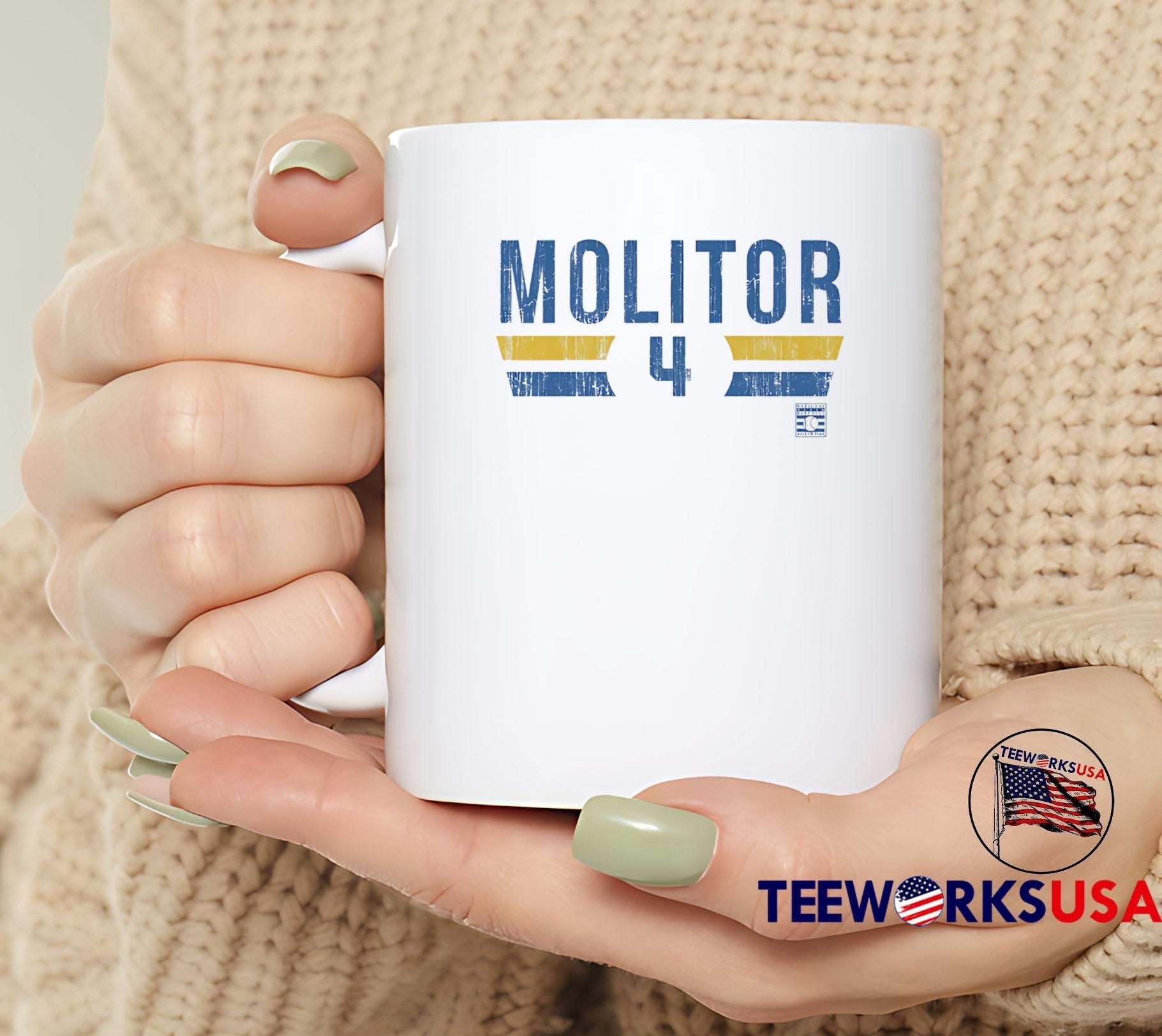 Molitor 4 Baseball Player Tribute Milwaukee Brewers shirt