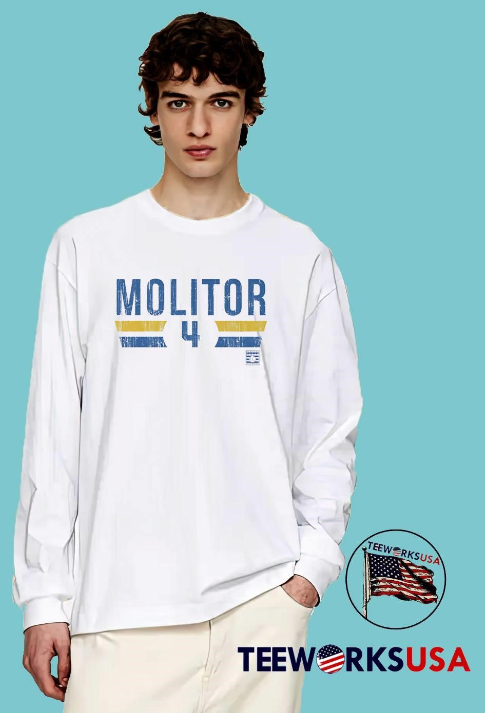 Molitor 4 Baseball Player Tribute Milwaukee Brewers shirt