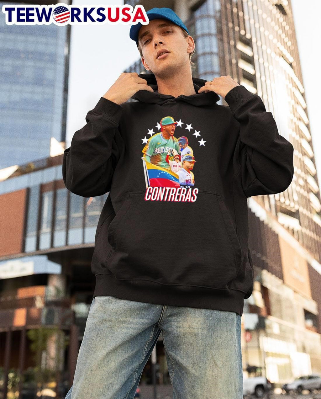 Venezuelan Pride Willson Contreras Red Sox T-Shirt