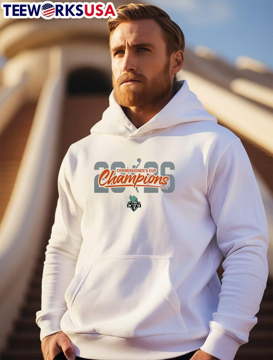 New York Liberty 2025 Commissioner’s Cup Champions Shirt
