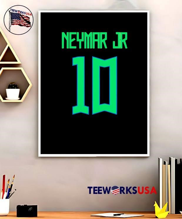 Neymar Jr Official 10 Soccer Jersey Shirt
